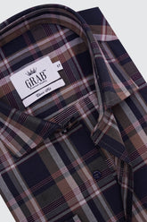 Blue CHECK SHIRT